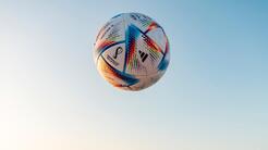 Despite it all the soccer balls roll