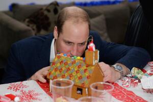 The Duke And Duchess Of Cambridge & Prince Harry Attend The Mix Christmas Party
