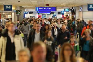 Travelers Embark On Holiday Travel Day Before Thanksgiving