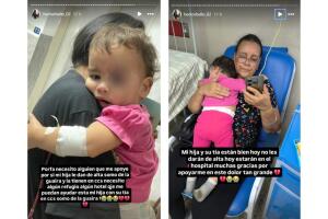 Héctor Bello reveló que su hija permanece hospitalizada.
