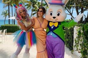 Thalía Dee Ocleppo Hilfiger celebran domingo de Pascua. Abril 2019