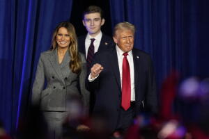 Donald Trump, Melania Trumo, Barron Trump