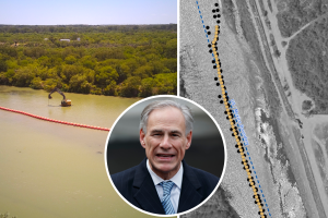 boyas Río Bravo Texas México inmigrantes estudio