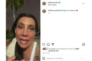 Cynthia Klitbo no pudo contener las lágrimas ante el complicado momento que atraviesa.