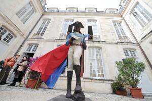 FRANCE-HAITI-INAUGURATION-SCULPTURE