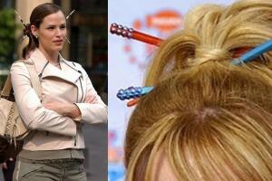 Palillos chinos en la cabeza