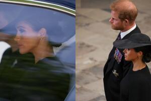 Funeral reina Isabel: así fue la presencia de Meghan Markle y el príncipe Harry 

