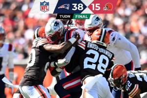 New England Patriots vencen a los Browns en un juego muy significativo para Bill Belichick