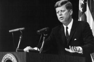 El expresidente John F. Kennedy