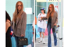 JLo y su hija Emme en West Hollywood