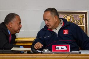 Elvis Amoroso y Diosdado Cabello