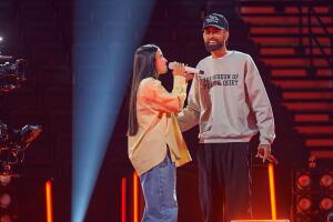 Jay Wheeler y Zhamira Zambrano en los Latin LAMAs 2024