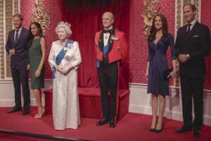 Prince Harry and Meghan Markle wax figures