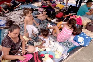 Niños en la caravana 1