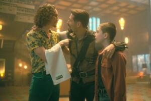 the Umbrella Academy Diego, Klaus y Stanley.jpg