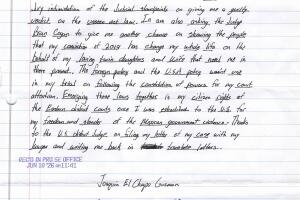 Carta 12 del Chapo Guzmán