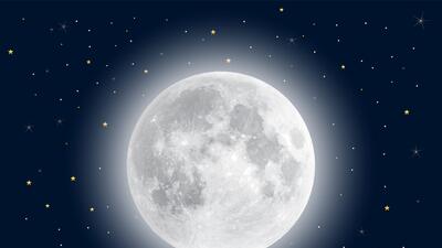 fotografía de la luna