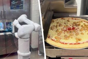 Robot pizzero en Texas