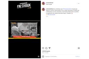 Así captaron a la presentadora tras haber sufrido una recaída de salud.