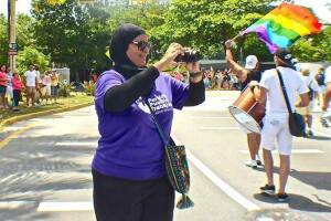 Angélica Molina, primera candidata musulmana en Puerto Rico. 