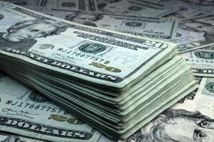 United States banknotes. United Statesdollar bills. 20 USD dollars. Business, finance background.