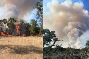 incendio forestal condado Hays Texas Oak Grove