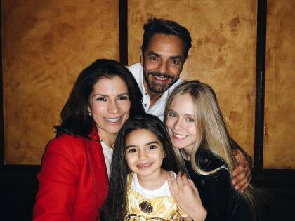 En estos días, el actor mexicano la volvió a ver y junto a su familia compartió con ella, recordando las épocas mientras hacían la película.