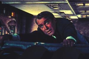 James Stewart en escena de Vertigo
