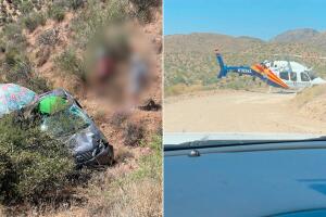 Conductora sobrevive dos días atrapada dentro de su vehículo en el condado de Yavapai