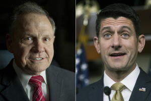 Roy Moore y Paul Ryan.