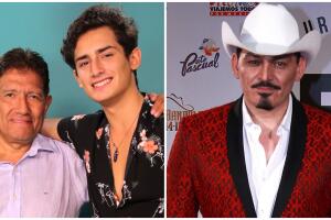 Juan Osorio, su hijo Emilio y José Manuel Figueroa