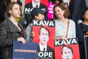 Boston Mayor, Activists Rally To Ask Jeff Flake To Reject Kavanaugh Nomination