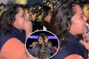 Fan de Gloria Trevi pide a gritos que no canté una canción que le recuerda a su ex