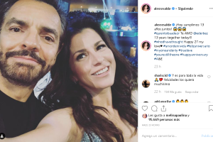 Alessandra Rosaldo y Eugenio Derbez cumplen 13 años juntos