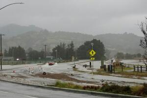 Imágenes de las inundaciones en el condado de Marin, en el norte de California. 8 de enero, 2017.