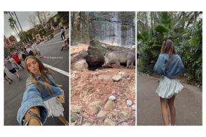 Irina Baeva presume sus vacaciones en Disney.