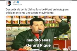 Meme foto Clara Chía y Piqué