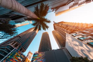Downtown of the city of Miami
