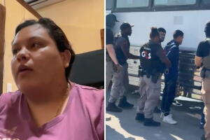 Rosalba relató a N+ Univision que fue detenida junto a su esposo y dos de sus cuñados cuando se dirigían a trabajar en Kyle, Texas.