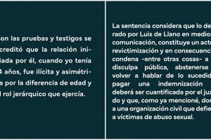 Sasha Sókol gana denuncia a Luis de Llano