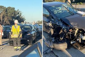 Un accidente de 11 vehículos se registró este miércoles en la carretera interestatal 280 en San Francisco. La Patrulla de Caminos de California indicó que la velocidad y el sol pegando directamente a los ojos a los conductores fueron dos factores que influyeron en los accidentes.
