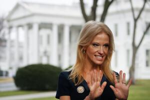 Kellyanne Conway Speaks To Morning Shows From Front Lawn Of White House