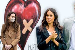 Kate Middleton herida Meghan Markle