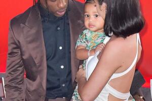 Travis Scott, Stormi Webster, Kylie Jenner
