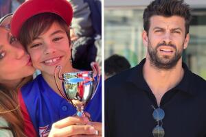 Shakira y Piqué no cruzaron mirada en el evento de Milan, pero posaron en la foto grupal