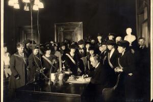 Edwin P. Morrow Signs The Anthony Amendment