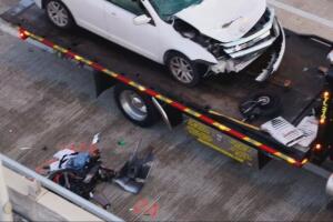 muerto herido choque carro bicicleta eléctrica Miami