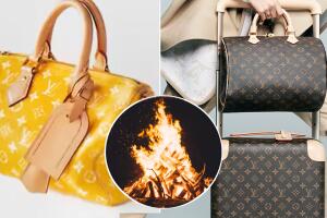 Louis Vuitton quema las bolsas que no vende