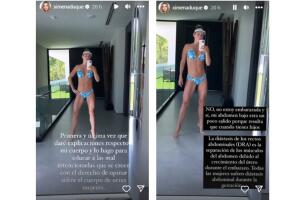 Ximena Duque se defiende de críticas a su abdomen
