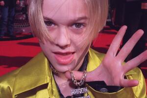 02/2499. Los Angeles, CA. Little Aaron Carter (11) arrive's at the "Grammy Awards" held in Los Angel